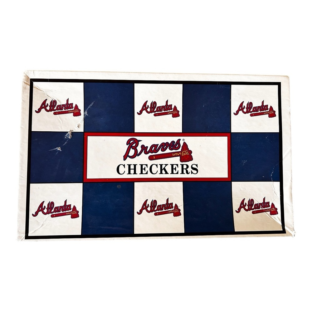 Braves Checkers Game Board - Atlanta Braves